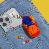 Mini Slipper Keyring - Twin Bear