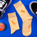 Embroidery Socks - Hotdog