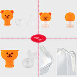 Travel Bottle 3P SET - Wiggle Bear (60ml)
