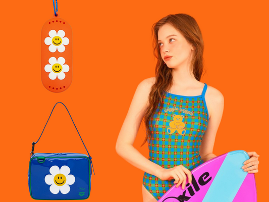 New Launch Products: Arena X Wiggle Wiggle Kids Swimwear - Smile We Love Stripe