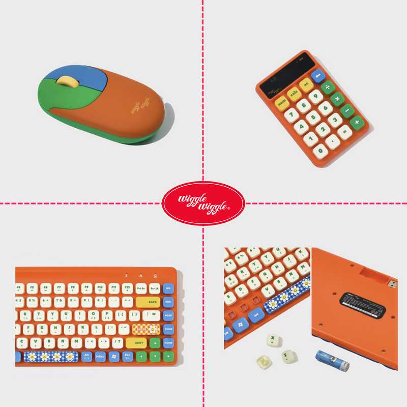 ABKO X wiggle wiggle - Wireless Keyboard & Mouse SET