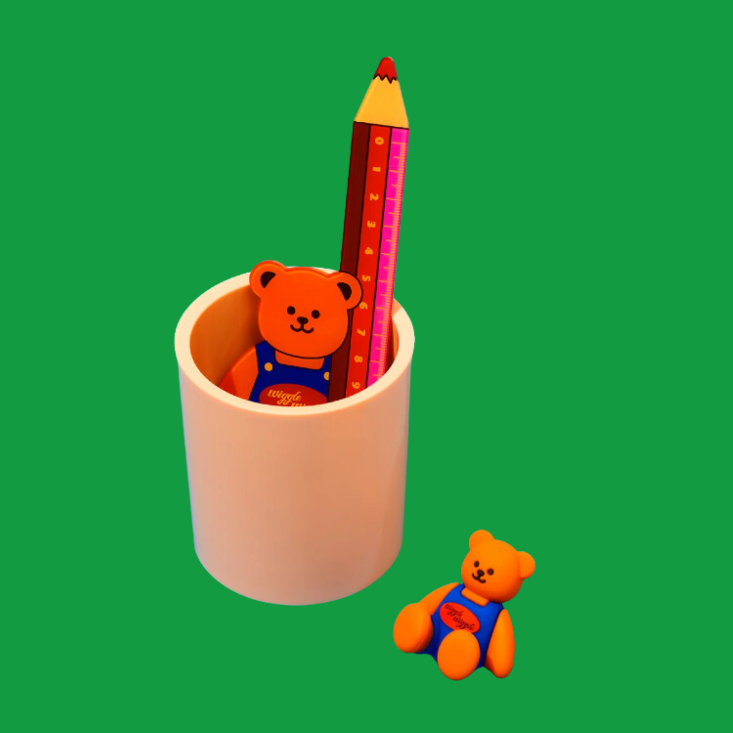 Acrylic Ruler - Wiggle Bear – Wiggle Wiggle Indonesia
