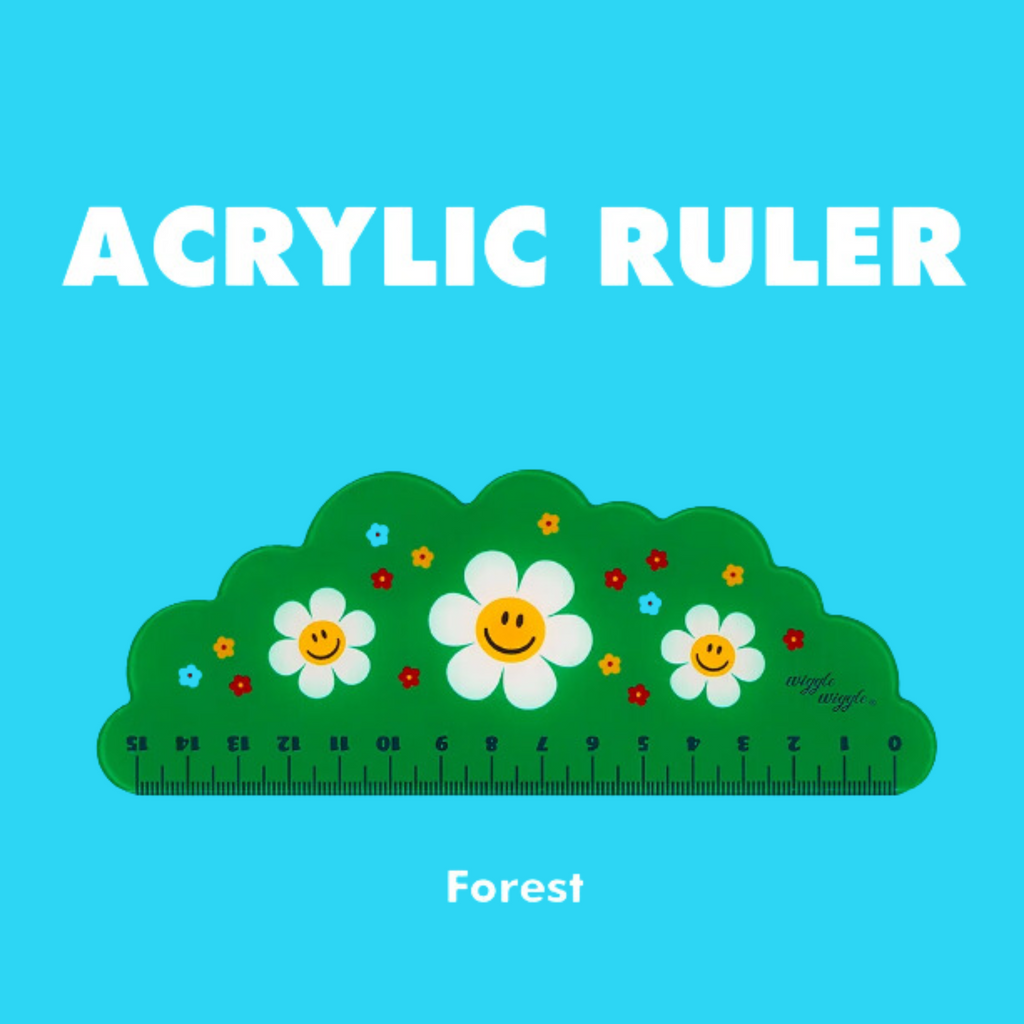 Acrylic Ruler - Forest – Wiggle Wiggle Indonesia