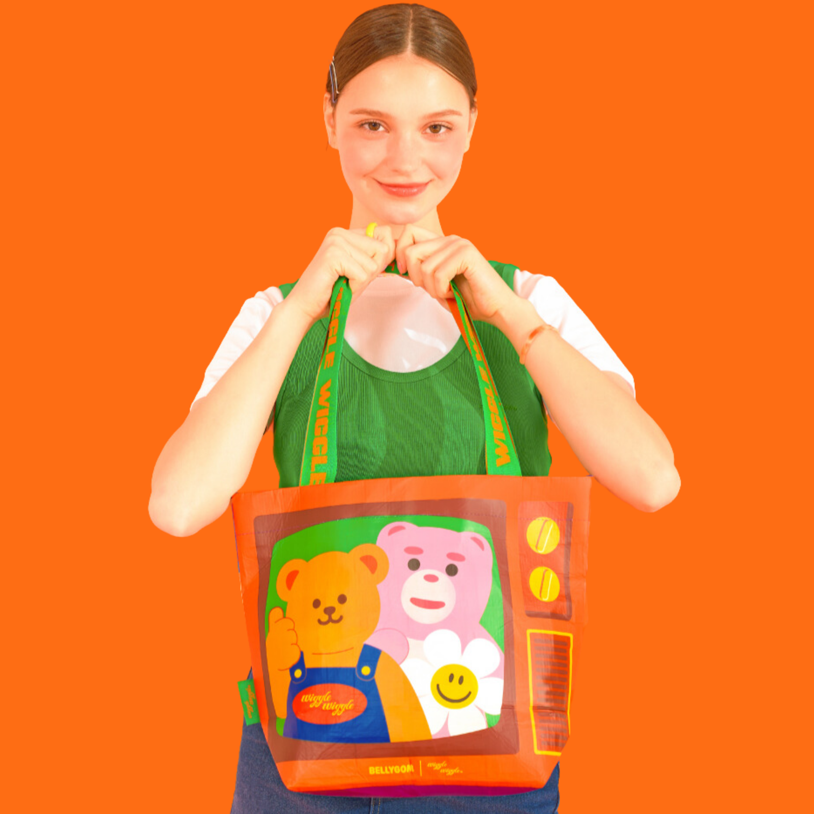 【Wiggle Wiggle】DAILY SQUARE BAG Wiggle Wiggle】DAILY SQUARE BAG (wiggle wiggle/トートバッグ