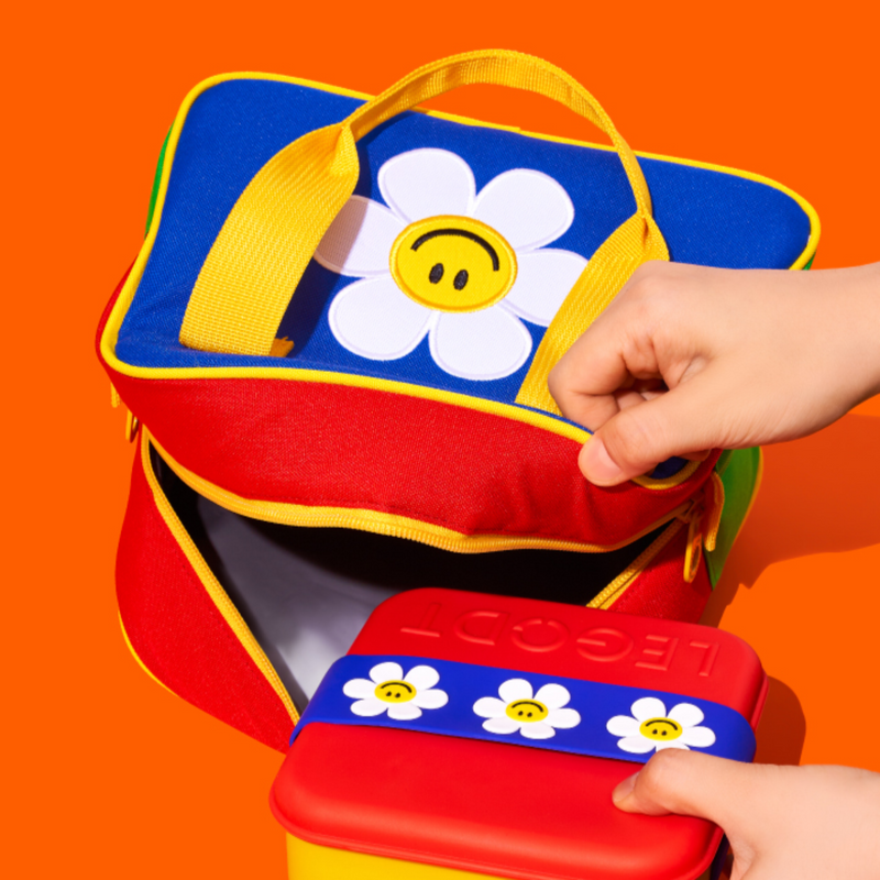 Color Block Cooler Bag - Smile We Love