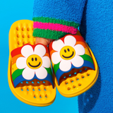 Kids Bathroom Slippers - Rainbow Smile (Size : 210mm)