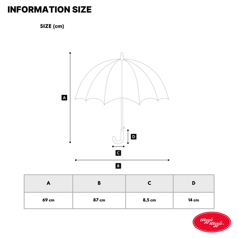 Kids Umbrella - Smile Stripe