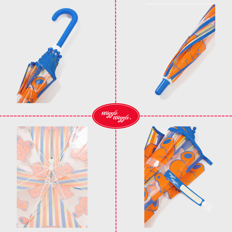 Kids Umbrella -Wiggle Bear Stripe