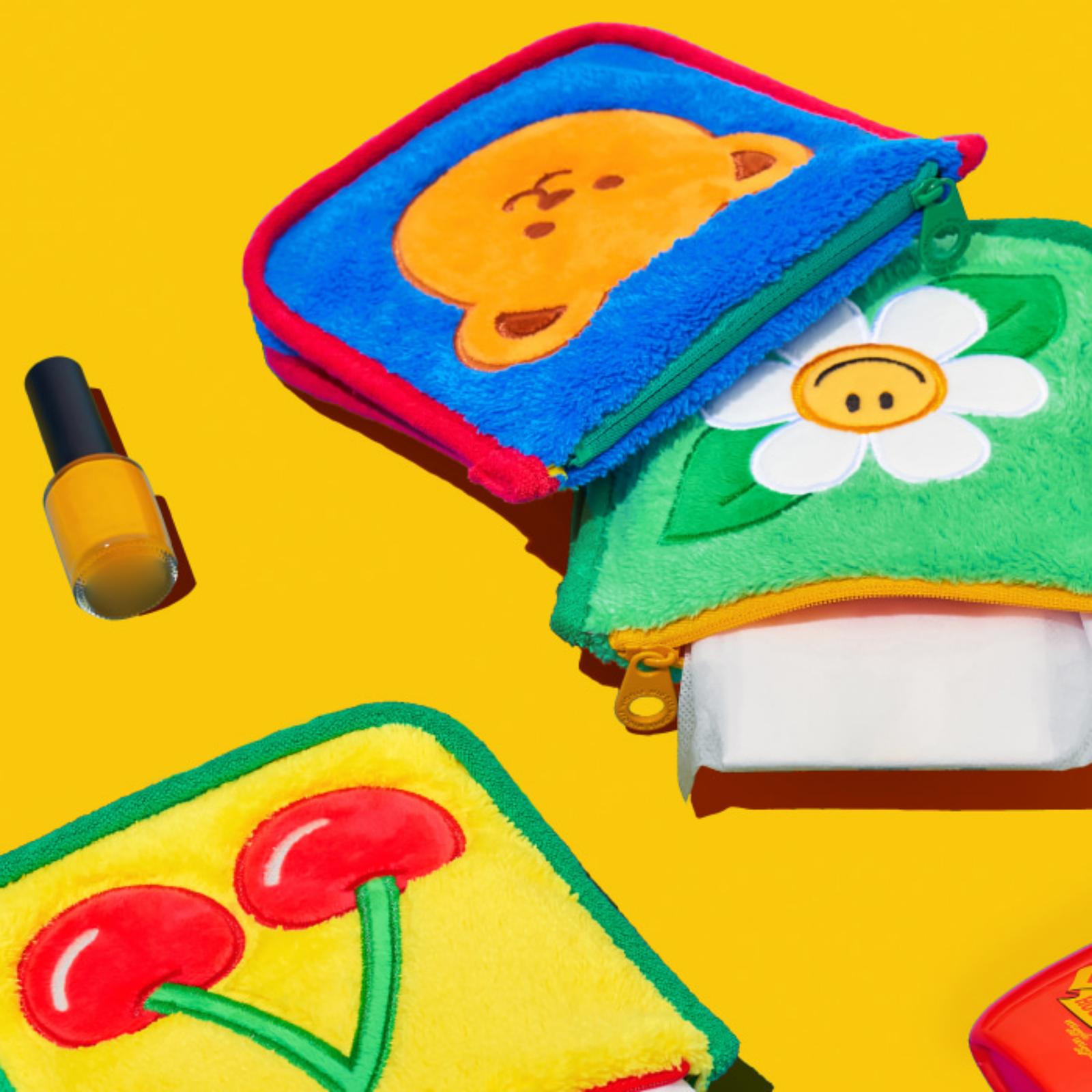 Pad Pouch - Wiggle Bear – Wiggle Wiggle Indonesia