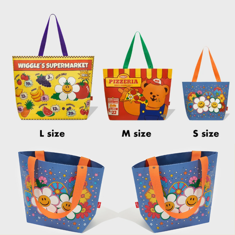 Reusable Shopper Bag - Popping Land (S)