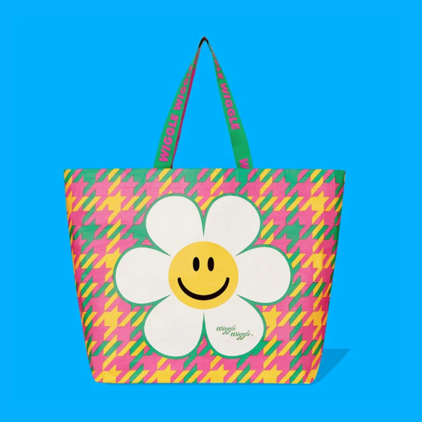 Reusable Shopper Bag (S) - Hound Tooth Check