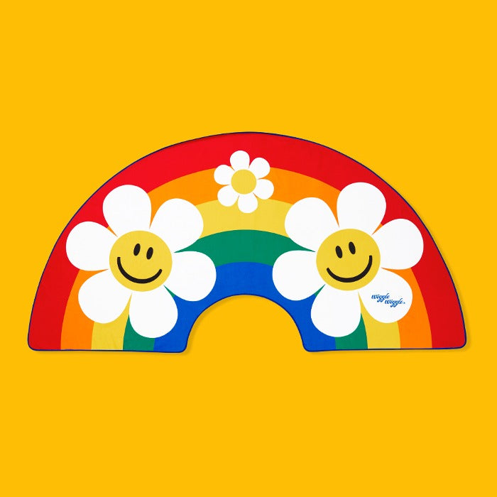 Big Size Beach Towel - Rainbow Smile