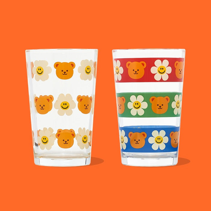 Beer Glass 2P Set - Wiggle Friends