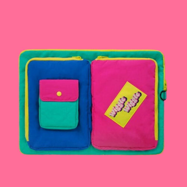 Pocket Laptop Pouch - Green – Wiggle Wiggle Indonesia