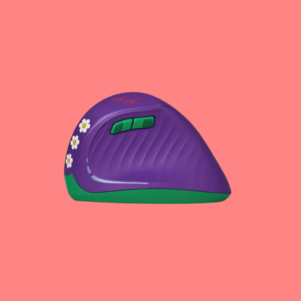 ABKO x Wiggle Wiggle Vertical Mouse - Purple