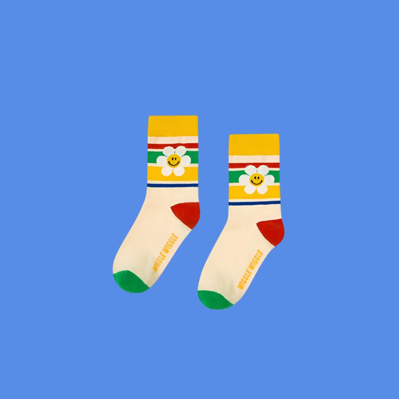 Pattern Socks - Smile Stripe