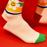 Pattern Socks - Smile Stripe