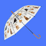 Transparent Umbrella - Cat