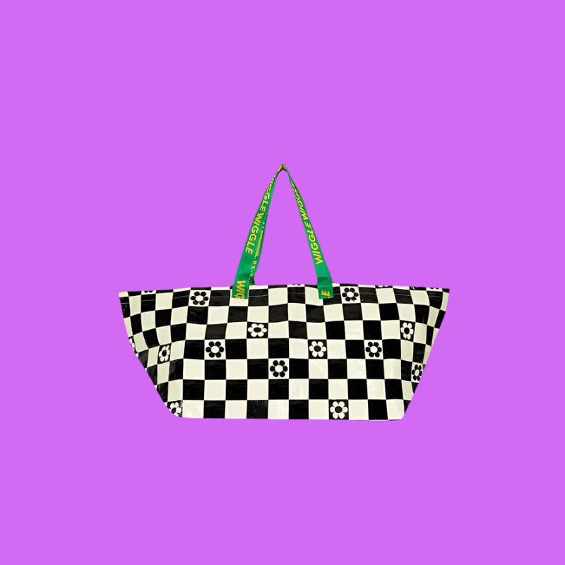 Tarpaulin Bag (L) - Checkerboard