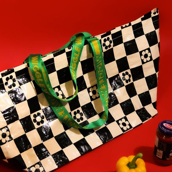 Tarpaulin Bag (L) - Checkerboard