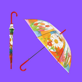 Transparent Umbrella - Flora Garden