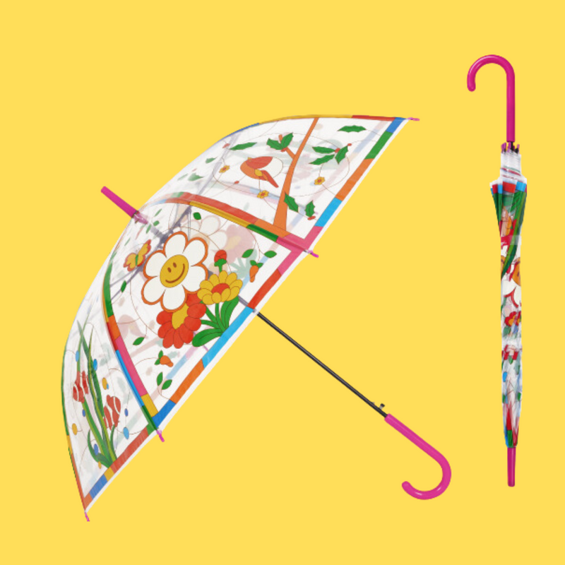 Transparent Umbrella - Stained glass