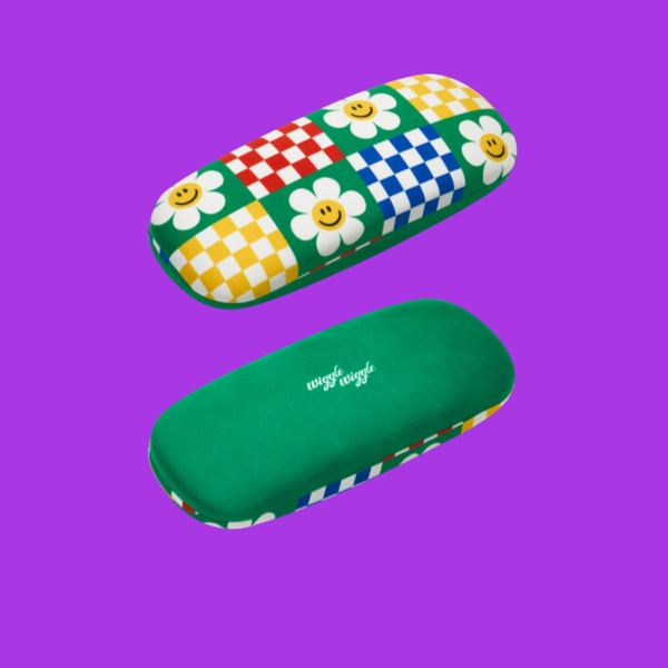 Glasses Case - Smile CheckerBoard