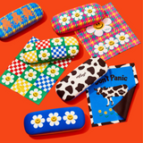 Glasses Case - Smile CheckerBoard