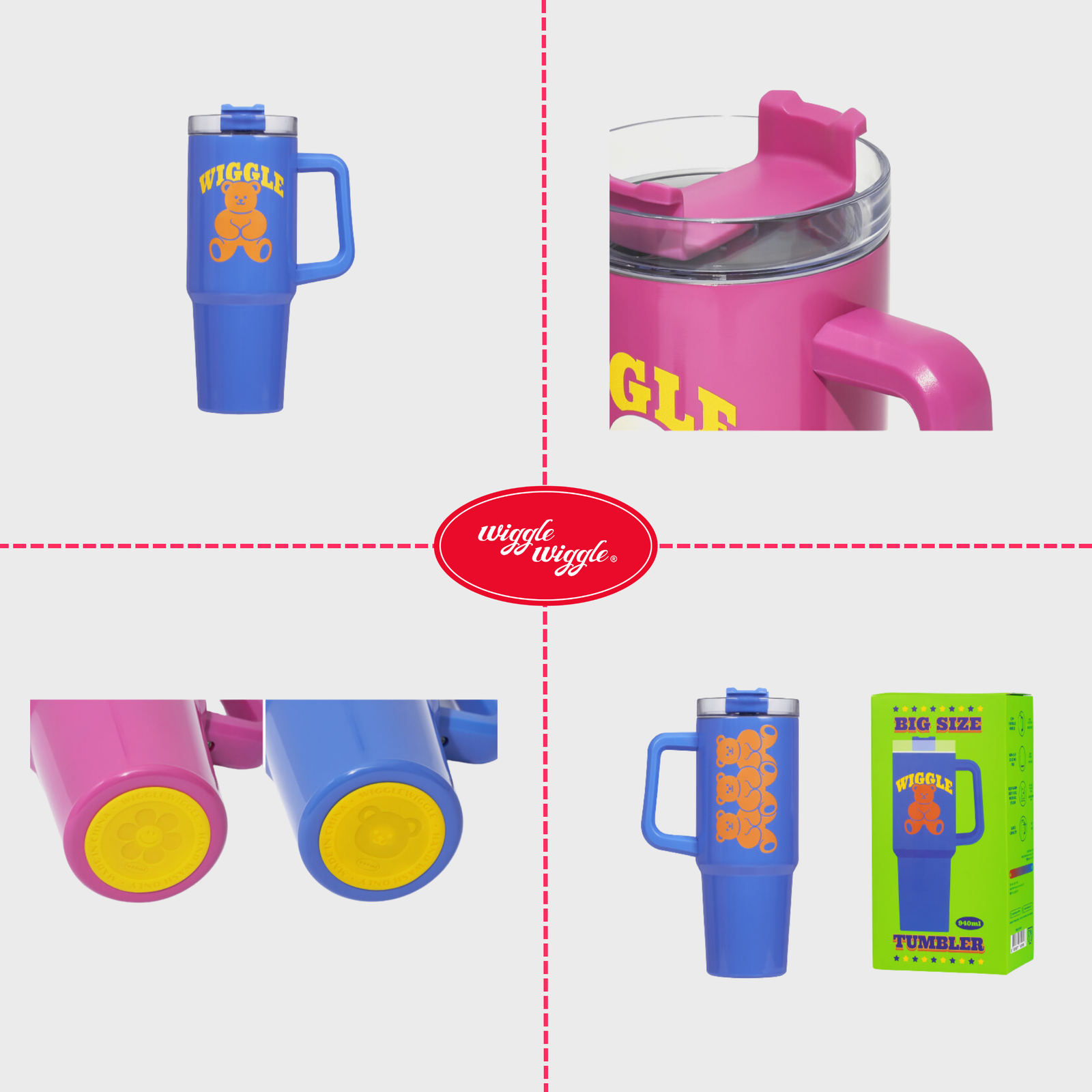 Big Size Tumbler - Wiggle Bear – Wiggle Wiggle Indonesia