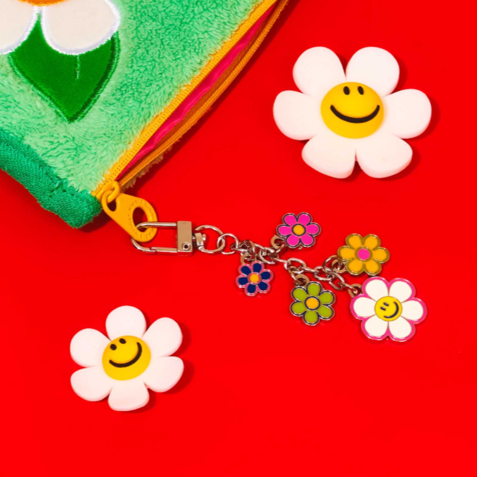 Metal Charm Keyring - Find Your Flower – Wiggle Wiggle Indonesia