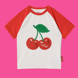 Childy X wigglewiggle Water Half Sleeved Top - Red(130)