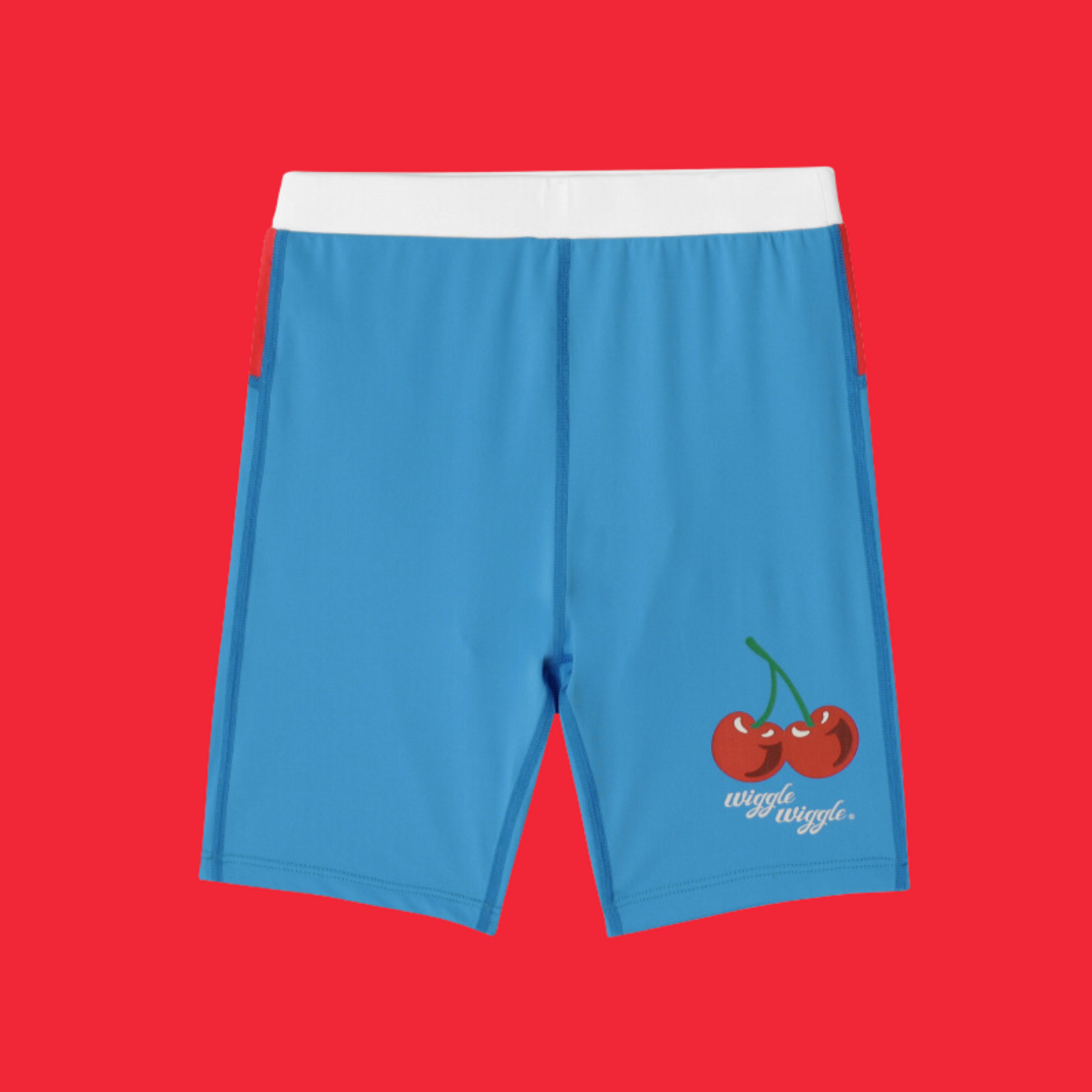 Childy X wigglewiggle Color Block Water Short Leggings - Sky Blue