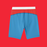 Childy X wigglewiggle Color Block Water Short Leggings - Sky Blue(110)