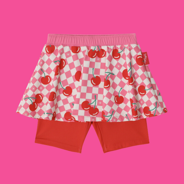 Childy X wigglewiggle Water Skirt Leggings - Red(130)