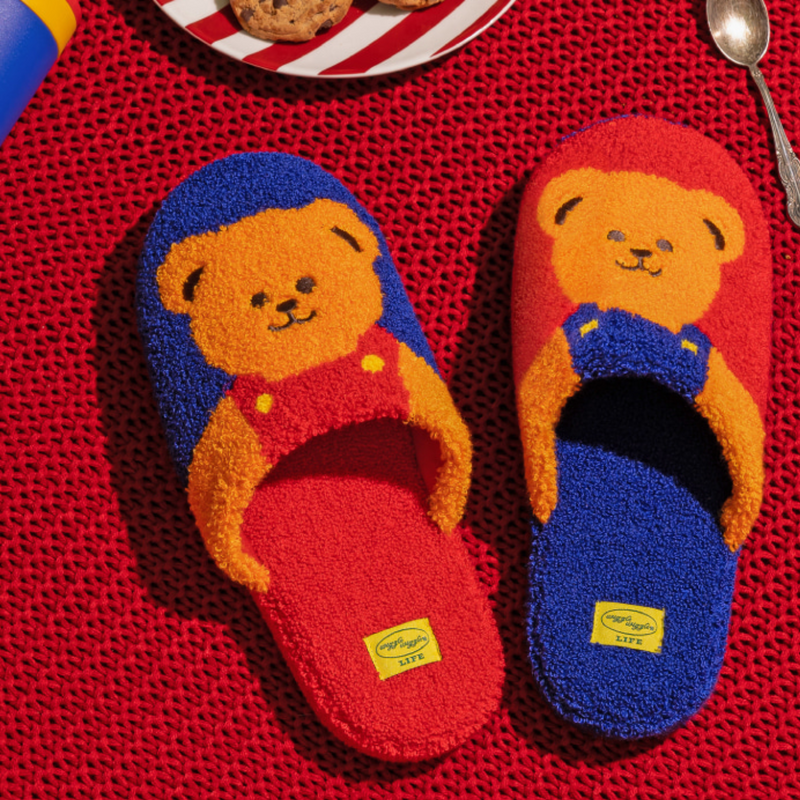 Terry Home Slipper - Twin Bears