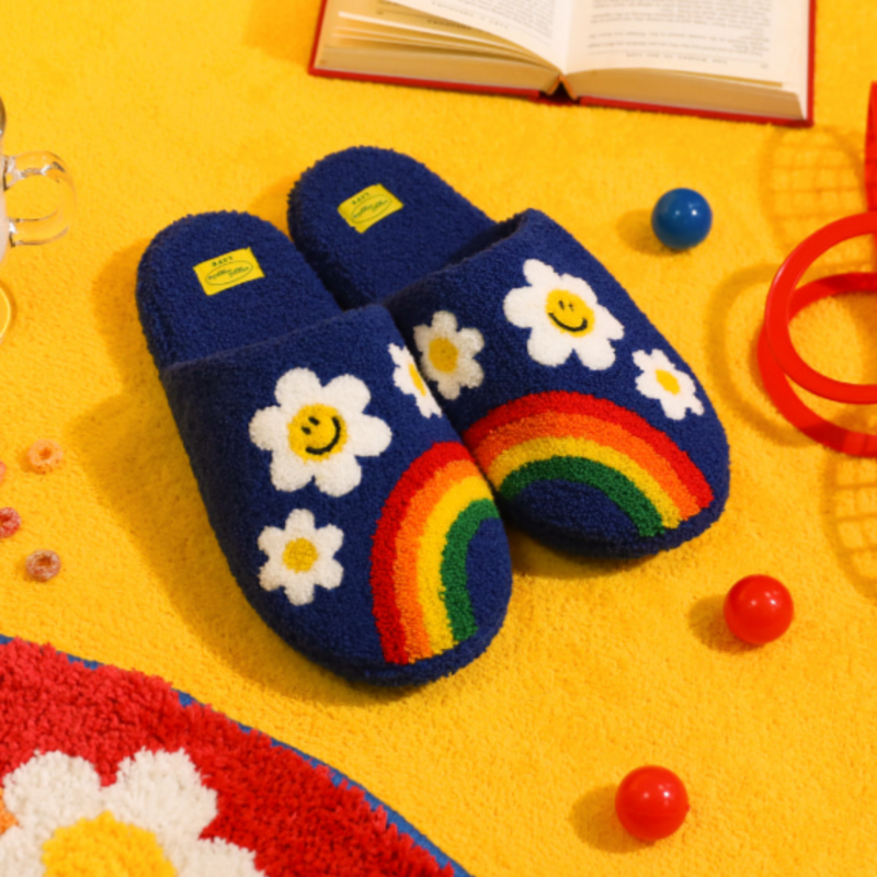 Terry Home Slipper - Rainbow