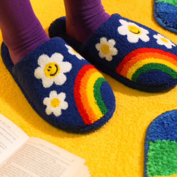 Terry Home Slipper - Rainbow