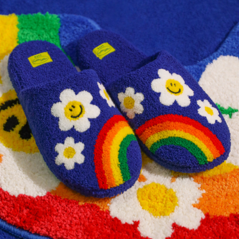 Terry Home Slipper - Rainbow