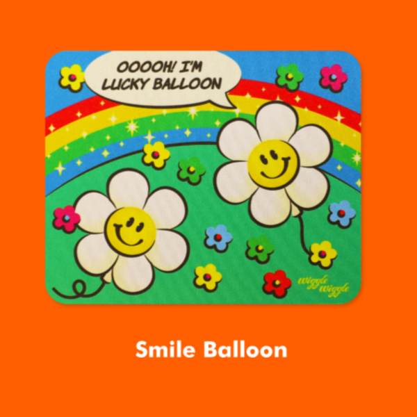 Soft Wireless Mouse Pad - Smile Balloon