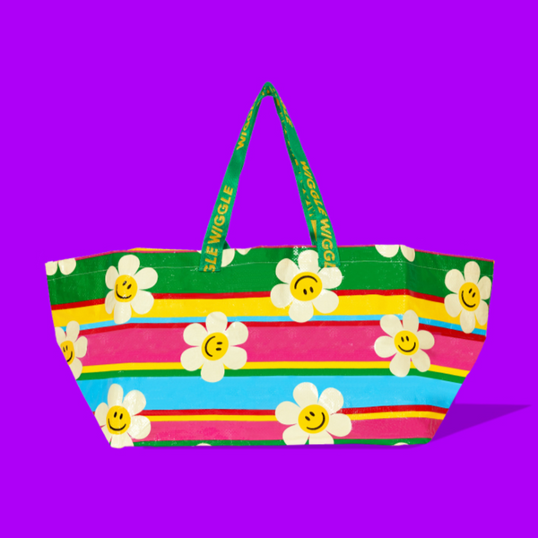 Tarpaulin Bag (L) - Rainbow Crush Smile