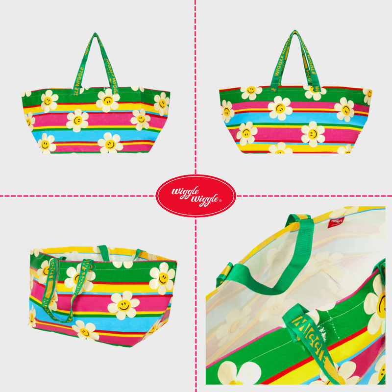 Tarpaulin Bag (L) - Rainbow Crush Smile