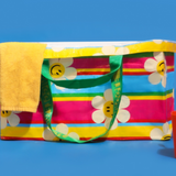 Tarpaulin Bag (L) - Rainbow Crush Smile