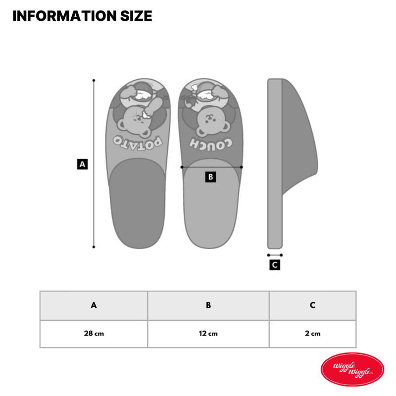 Printing Home Slipper - Couch Potato