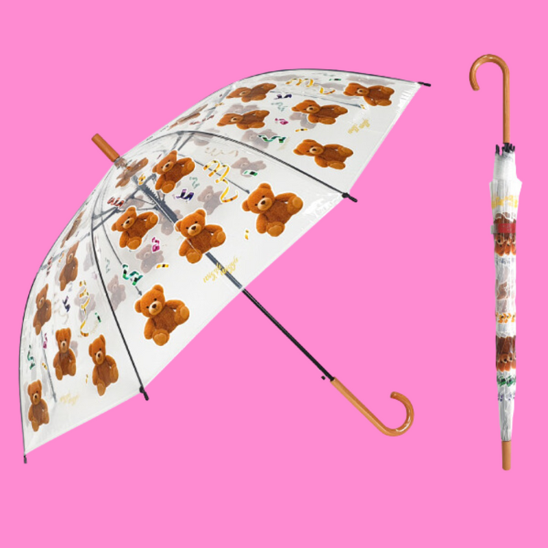 Transparent Umbrella - Little Bear