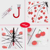 Transparent Umbrella - Sugar Candy Cherry