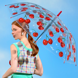 Transparent Umbrella - Sugar Candy Cherry