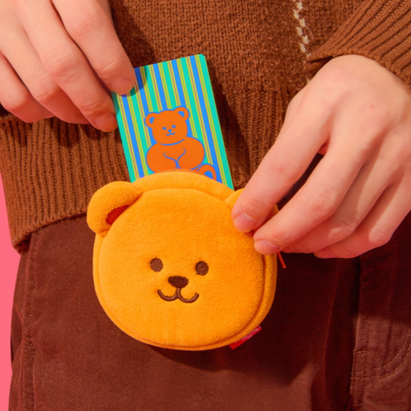 Coin Pouch Keyring - Wiggle Bear