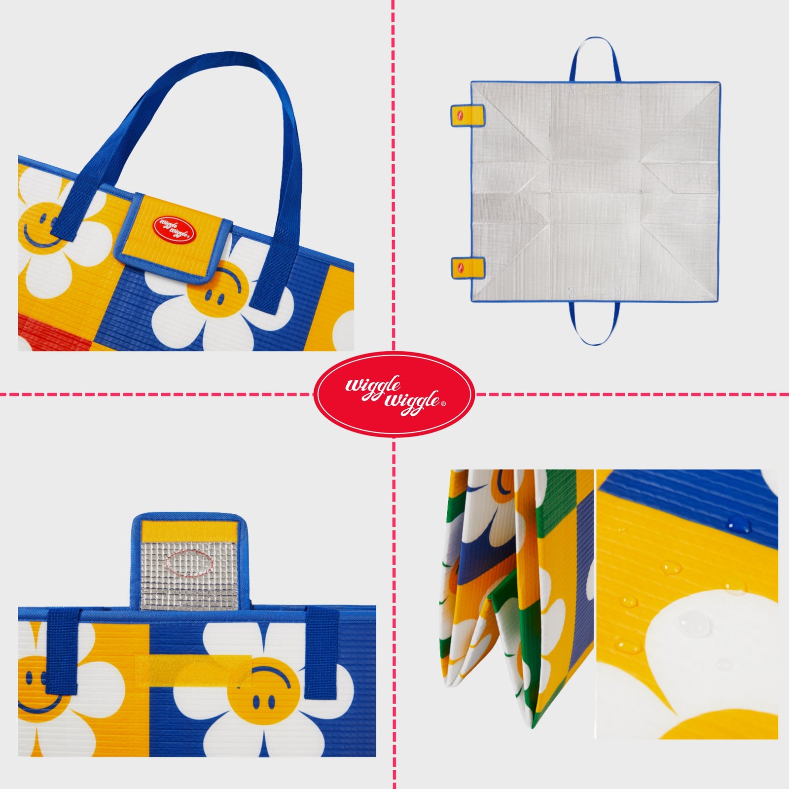 Two Way Picnic Mat - Smile We Love – Wiggle Wiggle Indonesia