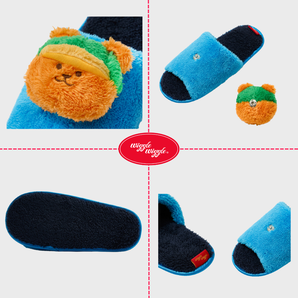 Washable Home Slipper - Wiggle Bear – Wiggle Wiggle Indonesia