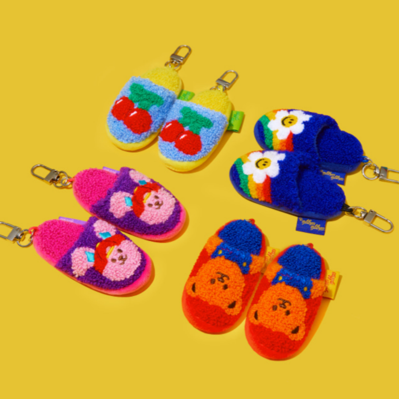 Mini Slipper Keyring - Cherry